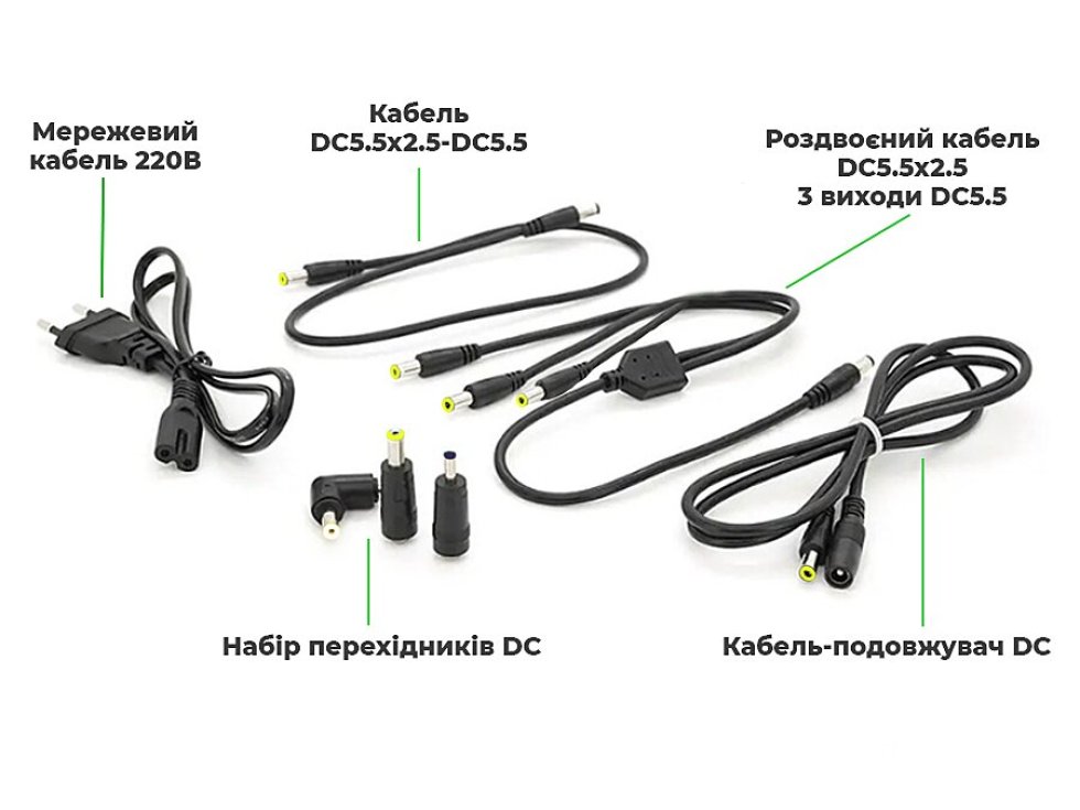 Комплектація UPS DCP-100