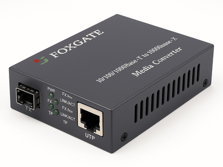 Медиаконвертер 1Гбит 1000Base-TX SFP 1Гбит 1000Base-TX