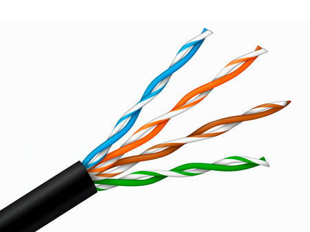 Кабель витая пара UTP 5e для наружных работ