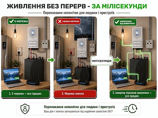 Що відбувається при відключенні - кроки за мілісекунди